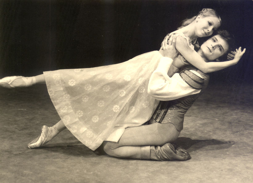 Romeo a Julie 1982 (Zuzana Štarková, Jiří Štark). Foto: soukr. archiv Z.Š.
